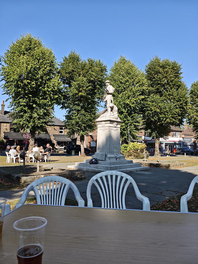 The green outside the pub