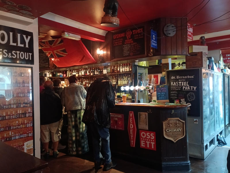 View of the bar