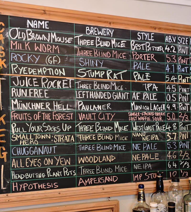 The beer board