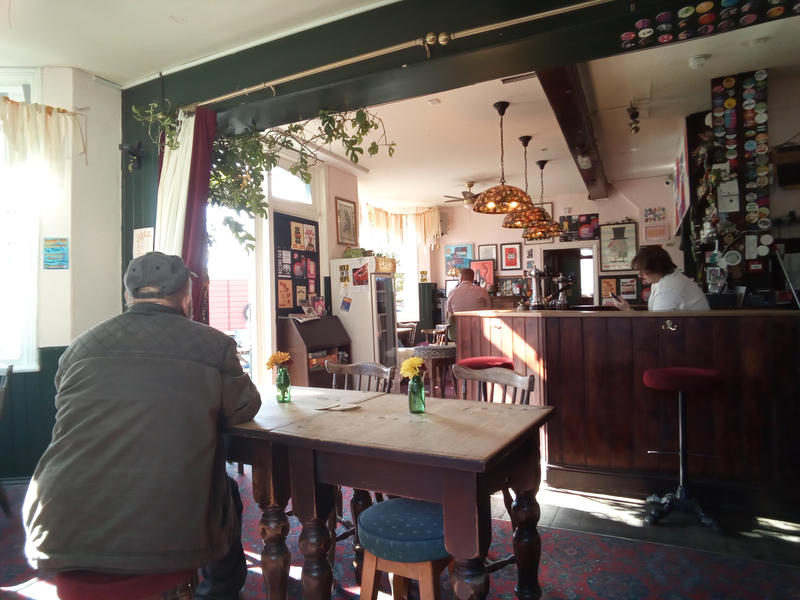 View of the bar