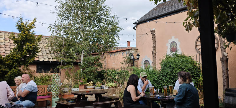 Some of the courtyard